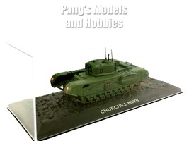 Churchill Mk.VII British Infrantry Tank &amp; Display Case - 1/72 Scale Model - $34.64