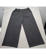 Reebok Track Pants Womens 2XL Black Wide Leg Pleated Elastic Waistband P... - $517.87 MXN