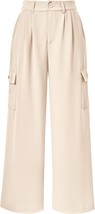 Women&#39;s Wide Leg Cargo,Casual Pant with Pockets - £49.83 GBP