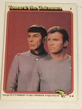 Star Trek 1979 Trading Card #2 William Shatner Leonard Nimoy - £1.56 GBP