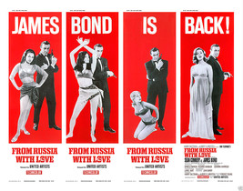 From Russia With Love Poster 11 X14 Lobby Card James Bond Is Back! 007 Connery - £19.65 GBP