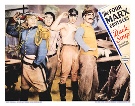 Duck Soup Poster 11 X14 Lobby Card Marx Brothers Groucho Harpo Chico Zeppo Rare - £19.68 GBP
