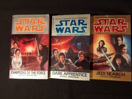 Star Wars Jedi Academy Trilogy COMPLETE  1st Ed. Pb Lot 1-3 Kevin J Anderson - £15.12 GBP