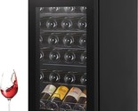 Wine Cooler Refrigerator 24 Bottles Compressor Freestanding Beverage Win... - $718.99