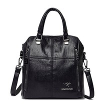 Designer Soft Leather Women Travel Backpack High Qualtiy Durable Female Backpack - £39.67 GBP