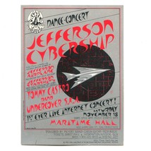 Family Dog Dance Concert 1995 Handbill Jefferson Cybership Mike Dolgushkin - $21.61 CAD