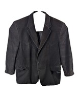 Circle S Corduroy Jacket Mens Brown Suit 2 Button Front Elbow Patches Si... - $48.07 CAD