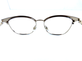 BURBERRY B 1355 1109 52mm Gold Black Men&#39;s Eyeglasses Frame BRKN - £74.88 GBP