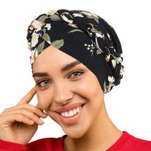 Novarena Womens African Turban Hat Knot Pre-Tied Bonnet Beanie Cap Headw... - $15.98