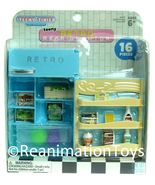 Teeny Tinies Retro Refrigerator Doll Miniature Food Mini Playset 1:6 Sca... - £23.90 GBP