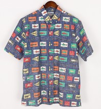 Reyn Spooner Shirt Hawaiian Mens Large Blue Fish Button Up Reverse Print... - £34.14 GBP