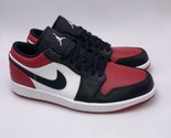Nike Air Jordan 1 Low - Gym Red/White-Black 553558-612 Men&#39;s Size 8.5-12 - $159.95