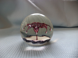 1999 Selkirk Glass Fire Cracker Paperweight - £19.62 GBP