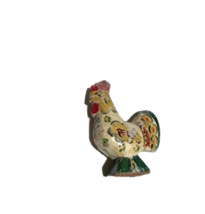 Vintage Swedish Dala Hand Carved Wooden Dala Rooster Chicken Figurine - $19.30