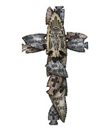 Tribal Indian Faux Arrowhead Stones Lamb of God Good Shepherd Wall Cross... - €20,15 EUR