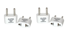 Travel Adapter Plug-In w/2-Blade Thin Pin (Type E), Travel Smart NW1XR (... - $10.29