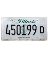 Illinois License Plate- 450199 D -Land of Lincoln-No Stickers-Expired - $9.50