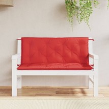 vidaXL Garden Bench Cushions 2 pcs Red 47.2&quot;x19.7&quot;x2.8&quot; Oxford Fabric - $127.09