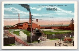 Bogalusa LA Louisiana Paper Co Mill Factory Scene Postcard C34 - £5.54 GBP