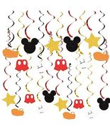 30 pcs Mickey Mouse Swirl Decorations, Party Decor - $258.08 MXN
