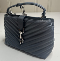 Rebecca Minkoff NWT Luna Gray Edie Top Handle Satchel Shoulder Bag Sf - £158.45 GBP