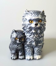 Goebel Persian Mother Baby Cat Figurine Vintage FREE SHIPPING - £20.83 GBP