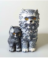 Goebel Persian Mother Baby Cat Figurine Vintage FREE SHIPPING - £20.93 GBP