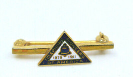 Telephone Pioneers of America Triangle 1875 1911 Logo Collectible Pin Vintage - £12.11 GBP