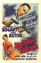 The Maltese Falcon Poster 24 X36 Inches Humphrey Bogart Mary Astor Rare Oop - £28.06 GBP