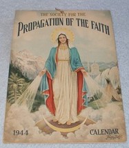 Catholic Propagation of Faith Calendar 1944 J. Watson Davis - $7.95