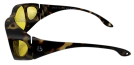 Optix 55 Polarized Night Driving Wear Over Glasses Sunglasses Lg Brown Tortoise image 7