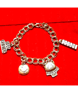 Adorable Vintage Silver Charm Bracelet - $23.01 CAD
