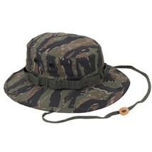 HAT SUN HOT WEATHER TROPICAL BOONIE MILITARY JUNGLE TYPE II TIGER STRIPE... - $22.94