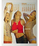 Vintage Calendar Pin-up Girls Poster Print Sexy Hot &amp; Wet! - £7.00 GBP