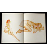 VARGAS LOT OF 3 PIN-UP GIRL CENTERFOLD POSTERS FROM 1946 VARGA ESQUIRE P... - £13.23 GBP