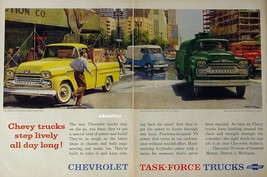 1958 Chevy Truck Ad Fleetside Pickup/ Van /Workmaster - £9.45 GBP