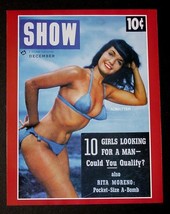 BETTIE PAGE 8.5&quot;X11&quot; 2-SIDED PIN-UP SHOW MAGAZINE PHOTO PLUS 6 FIRE HOT ... - $12.86