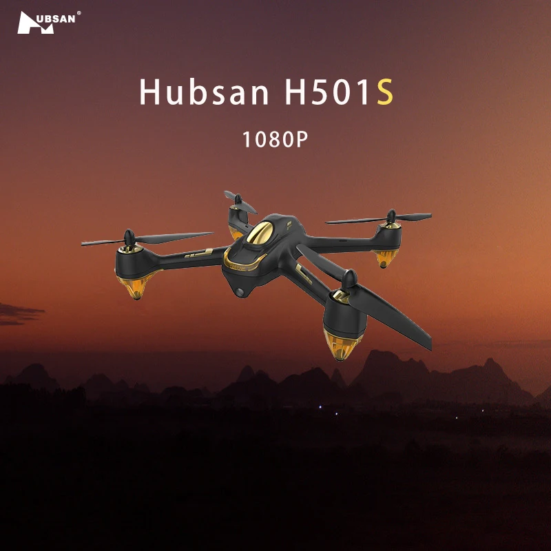Hubsan H501S X4 5.8G FPV 10CH Brushless with 1080P HD Camera GPS RC Quad... - £273.17 GBP+