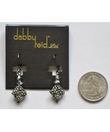 Dabby Reid Ronnie Mae Antiqued Pewter Floral Earrings Hematite-plated RM... - £12.45 GBP