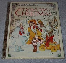 Twelve Days of Christmas #454-42 Vintage Little Golden Book  - £4.79 GBP