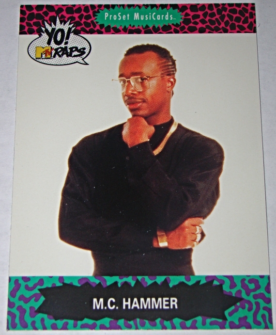 Primary image for Trading Cards -1991 ProSet MusiCards - YO! MTV RAPS - M.C. HAMMER (Cd#52)