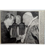 Pope john welcomes Philippine President Diosdado Macapagal to the Vatica... - £15.89 GBP