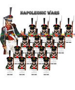 16Pcs Napoleonic Wars Russian Foot Guard Soldiers Minifigure Set Bricks ... - £23.09 GBP