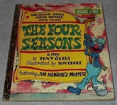 Sesame Street The Four Seasons No 108-4 Vintage 1979 Little Golden Book   - £4.70 GBP