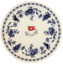 RMS Titanic 2nd Class Authentic Replica 11&quot; Delft Dinner Plate - $44.60