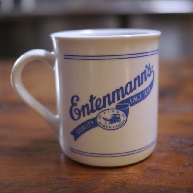 Primary image for Vintage Entenmanns Fine Baked Goods Thick Sturdy Porcelain Diner Coffee Tea Mug