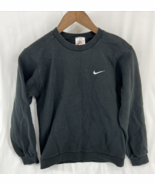 Nike Sweater Vintage Swoosh Check Gym Pullover Crewneck Kids Size Large ... - €20,61 EUR