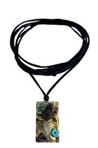 Square Orgone Pendant Talisman Magick Good Luck Protection Prosperity Confident - £9.91 GBP