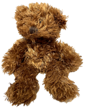Vintage 2002 Jerry Elsner Mini Beanie Plush Furry Stuffed Brown Bear 6 inches - £10.07 GBP