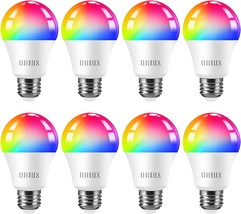 Wifi Color Changing Led Light Bulbs, 16 Million Diy Rgb Light, A19 E26 8... - £51.14 GBP